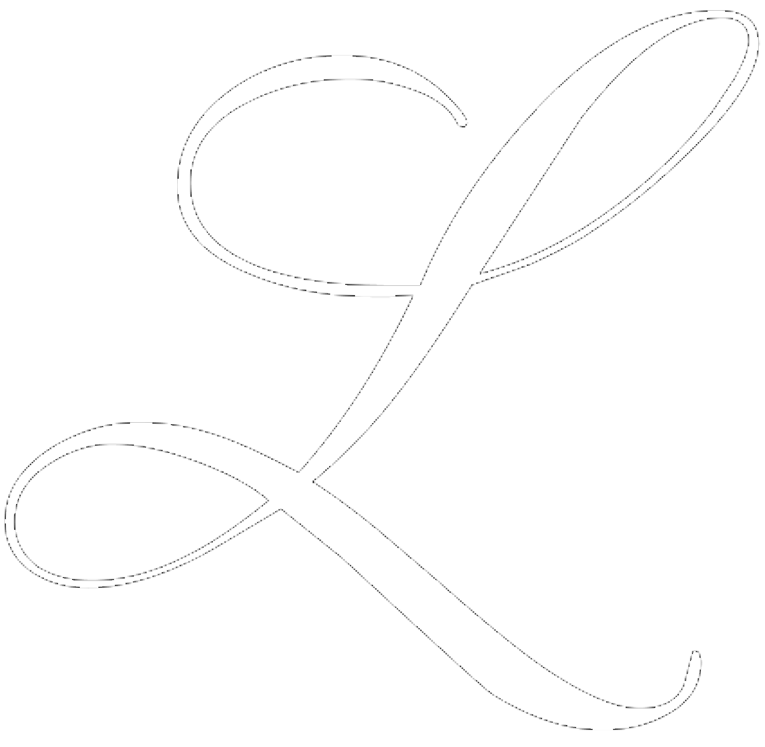 Logo Larisse L - Trasparente Bianco